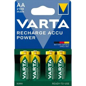 VARTA Recharge Accu Power Tölthető elem AA 2100 mAh R2U 4 db kép