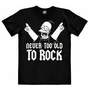 The Simpsons - Never Too Old To Rock - póló XXL kép
