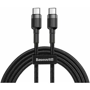 Baseus Flash Charging 60W USB-C Cable 1m gray/black kép
