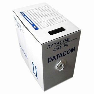 Datacom FTP CAT5E LSOH, 305m, szürke, box kép