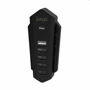 iPega P5036 USB/USB-C HUB PS5 6in1 FEKETE kép