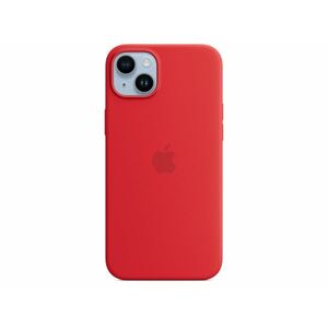 Apple iPhone 14 Plus MagSafe-rögzítésű szilikontok (MPT63ZM/A) piros / (PRODUCT)RED kép