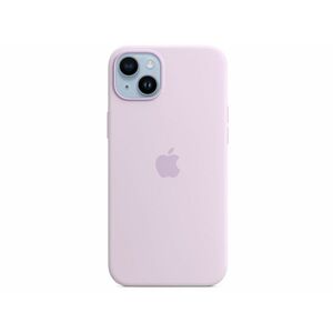 Apple iPhone 14 Plus MagSafe-rögzítésű szilikontok (MPT83ZM/A) orgonalila kép