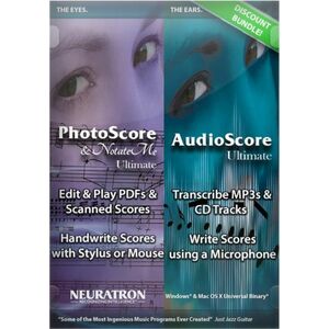 Neuratron PhotoScore/AudioScore/NotateMe Ultimate Bundle kép