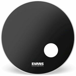 Evans BD20RONX EQ3 Onyx Coated 20" Fekete Rezonátor (alsó) bőr kép