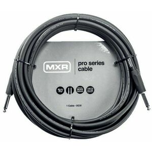 Dunlop MXR DCIX10 PRO Fekete 3 m Egyenes - Egyenes kép