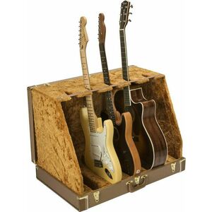 Fender Classic Series Case Stand 5 Brown Több gitárállvány kép