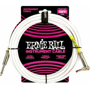 Ernie Ball P06400 Fehér 4, 6 m Egyenes - Pipa kép