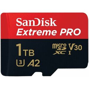 SanDisk microSDXC 1 TB Extreme PRO + Rescue PRO Deluxe + SD adapter kép