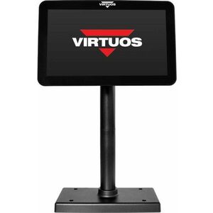 Virtuos 10.1" SD1010R fekete, LCD színes ügyfélkijelző, USB kép