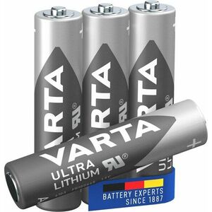 VARTA Ultra Lithium Lítium elem AAA 4 db kép