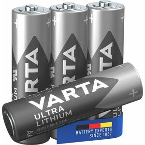 VARTA Ultra Lithium Lítium elem AA 4 db kép