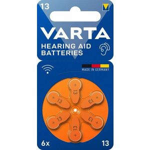 VARTA Hearing Aid Battery Hallókészülék-elem 13 6 db kép