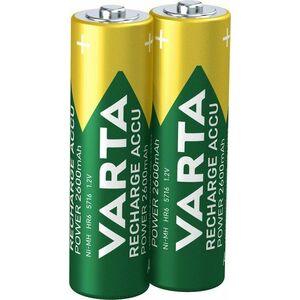 VARTA Recharge Accu Power Tölthető elem AA 2600 mAh R2U 2 db kép