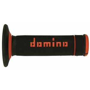 Domino gripy A190 offroad délka 123 + 120 mm, černo-oranžové kép