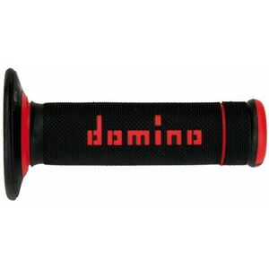 Domino gripy A190 offroad délka 123 + 120 mm, černo-červené kép