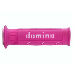 Domino gripy A250 road délka 120 + 125 mm, růžovo-bílé kép