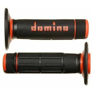 Domino gripy A020 offroad délka 118 mm, černo-oranžové kép