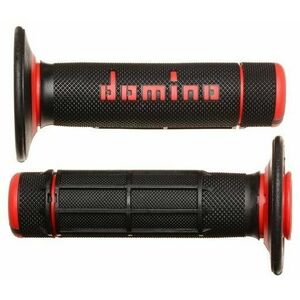 Domino gripy A020 offroad délka 118 mm, černo-červené kép