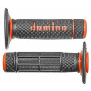 Domino gripy A020 offroad délka 118 mm, šedo-oranžové kép