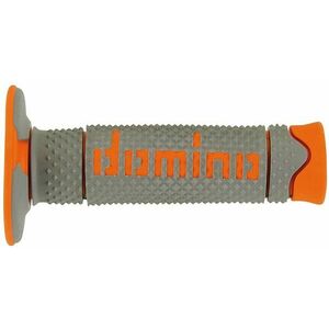 Domino gripy A260 offroad délka 120 mm, šedo-oranžové kép