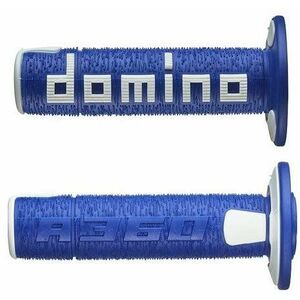 Domino gripy A360 offroad délka 120 mm, modro-bílé kép
