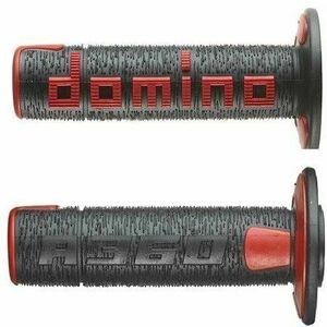 Domino gripy A360 offroad délka 120 mm, černo-červené kép