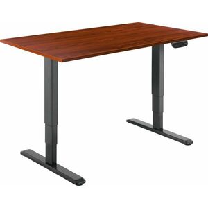 AlzaErgo Table ET1 NewGen fekete + TTE-03 160x80 cm barna asztallappal kép
