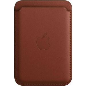 Apple iPhone MagSafe Bőr pénztárca téglabarna kép