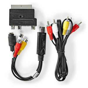 video Grabber | USB 2.0 | 480p | A / V kábel / Scart kép