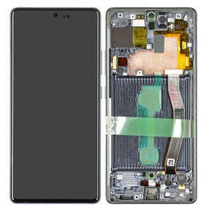Samsung G770 Galaxy S10 Lite fekete gyári LCD+érintőpanel kerettel kép