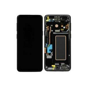 Samsung G960 Galaxy S9 gyári LCD+érintőpanel fekete kerettel kép