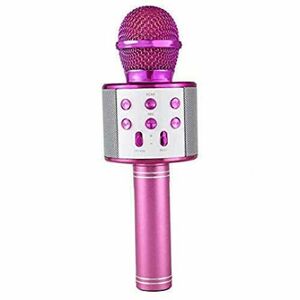 Wster-858 , Mikrofon Bluetooth karaoke FM, 3W hangszóró, USB, SD s... kép