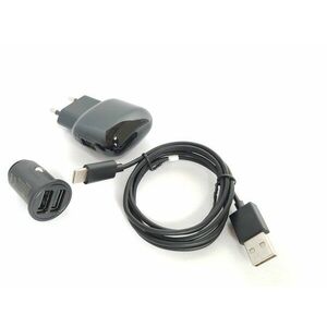 USB töltő 2, 1A + Autós töltő adapter és USB-C töltő kábel Samsung Galaxy S8 / S8 Plus kép