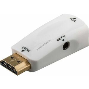 HDMI > VGA átalakító 3.5mm audio csatlakozóval kép