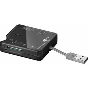 Goobay all-in-1 memóriakártya olvasó USB 2.0 Hi-Speed csatlakozással fekete kép
