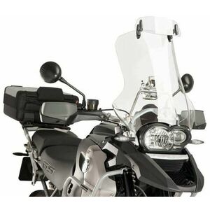PUIG motorkerékpár kiegészítő, átlátszó plexi, állítható clip-on kép