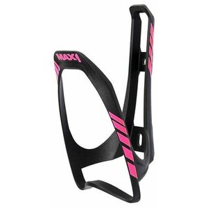 MAX1 Evo košík na lahve, fluo růžovo/černý kép