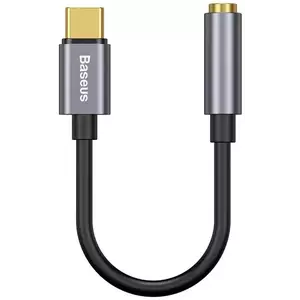 Kábel Baseus L54 Audio Adapter USB-C + mini jack 3, 5mm (Black+Gray) (6953156297852) kép
