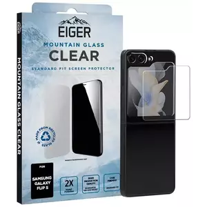 TEMPERED KIJELZŐVÉDŐ FÓLIA Eiger Mountain Glass CLEAR for Samsung Galaxy Flip 5 in Clear kép