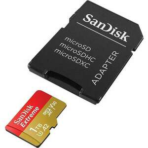 SanDisk Extreme 1024 GB MicroSDXC UHS-I Class 3 memóriakártya kép