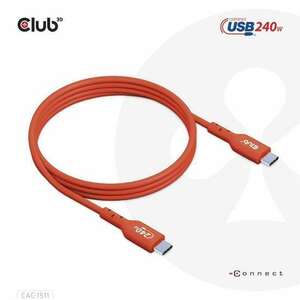 Club3D USB2 Type-C Bi-Directional USB-IF Certified Cable Data 480... kép
