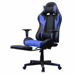 Iris GCH204BK_FT fekete / kék gamer szék kép