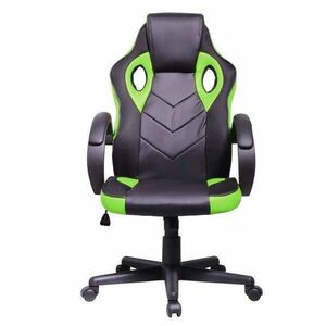 Iris GCH205BE fekete / zöld gamer szék kép