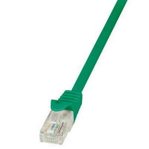 LogiLink Patch kábel Econline, Cat.5e, U/UTP, zöld, 1, 5 m kép