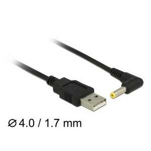 Delock USB tápkábel > DC 4, 0 x 1, 7 mm apa 90 1, 5 m hosszú kép