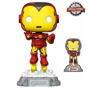 POP! Iron Man (Marvel) Special Kiadás + kitűző kép