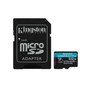 KINGSTON SDCG3/512GB memóriakártya MicroSDXC 512GB Canvas Go Plus... kép