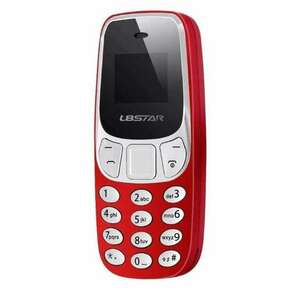 L8Star kártyafüggetlen mini Mobiltelefon, piros kép