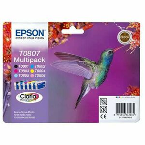Epson T0807 7.4ml eredeti tintapatron csomag (6db) kép